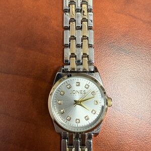 Jones New York Two-Tone Silver and Gold Watch